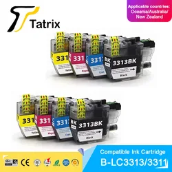 Tatrix LC3313 LC3311 Premium Color Compatible Printer Ink Cartridge for Brother MFC-J491DW MFC-J890DW