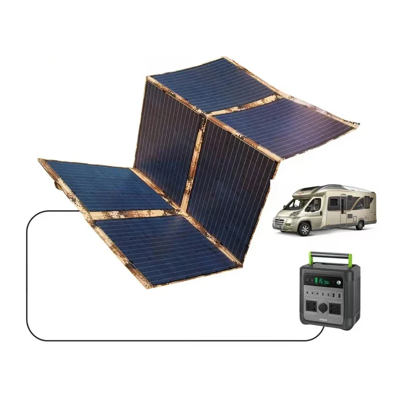 Camping Panel Solar Faltbare Portatil 60W 100w 200W 200W 300w 400watt 500w Folding Portable Solar Panel Foldable