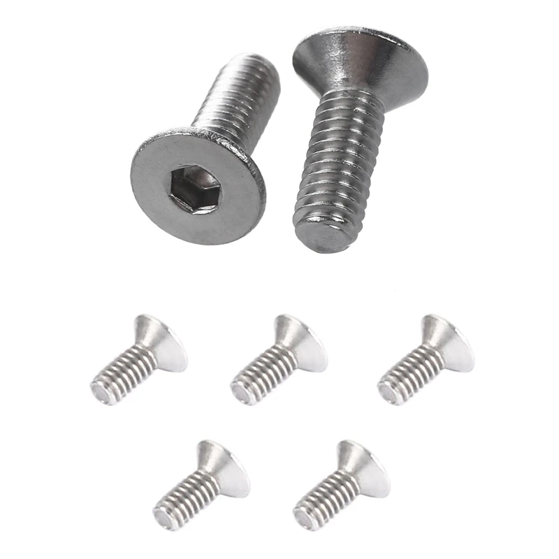 

100Pcs Hex Countersunk Flat Bolts Screws M2x5mm & 50 Pcs Countersunk Screws Hex Key Bolts M4 X 12Mm