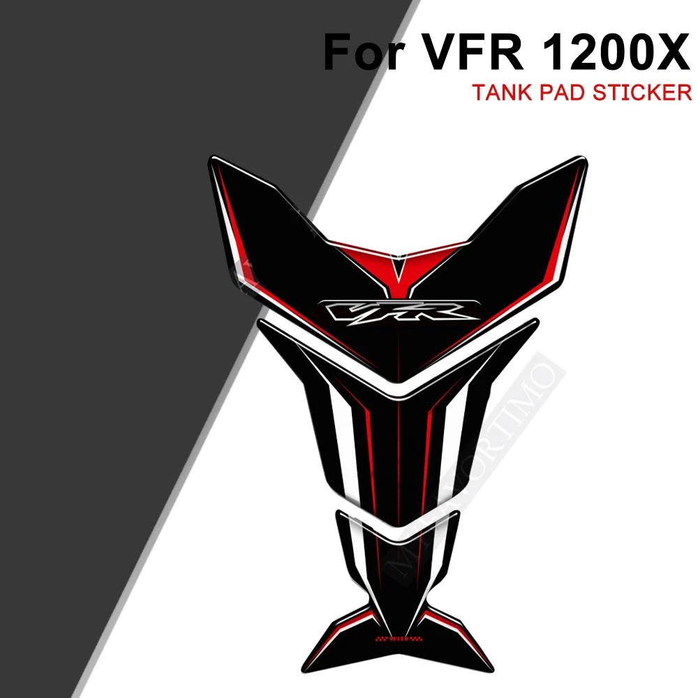 For Honda VFR 1200X 1200 X VFR1200X Crosstourer Motorcycle Fuel Oil Tank Pad Stickers Protector Knee  Decals