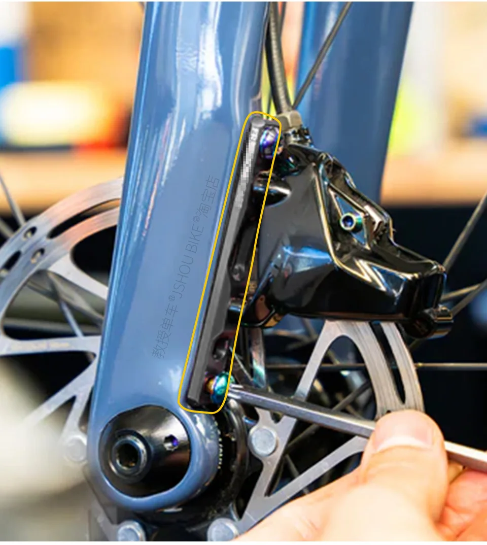 FM/PM Rennrad Scheibenbremssattel Mount Adapter 140mm 160mm 180mm Rotor Fahrrad Scheibenbremse Gabel Sattel Konverter – Detail 10