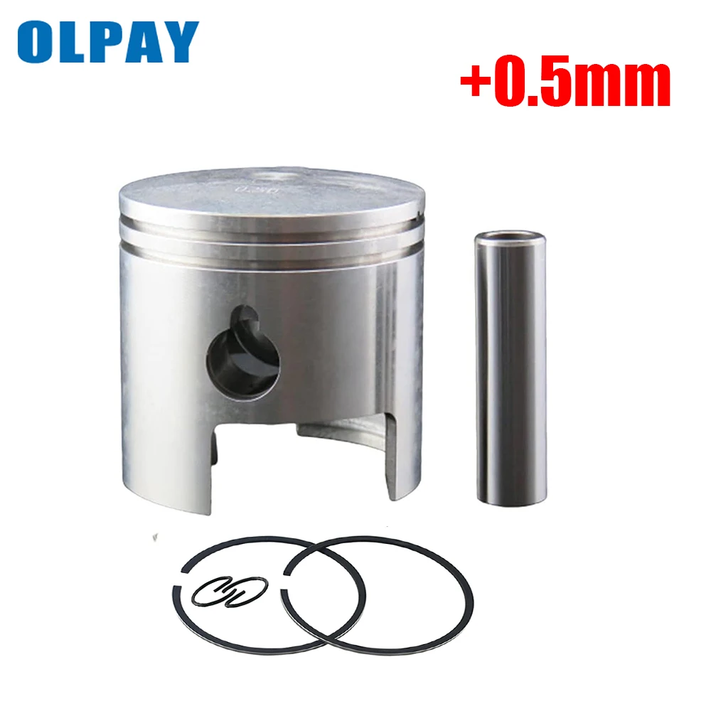 

350-00001-1 Piston Set 60.5mm For Tohatsu Outboard Motor 2 Stroke 18HP M18E 350-00001-0 350-00001