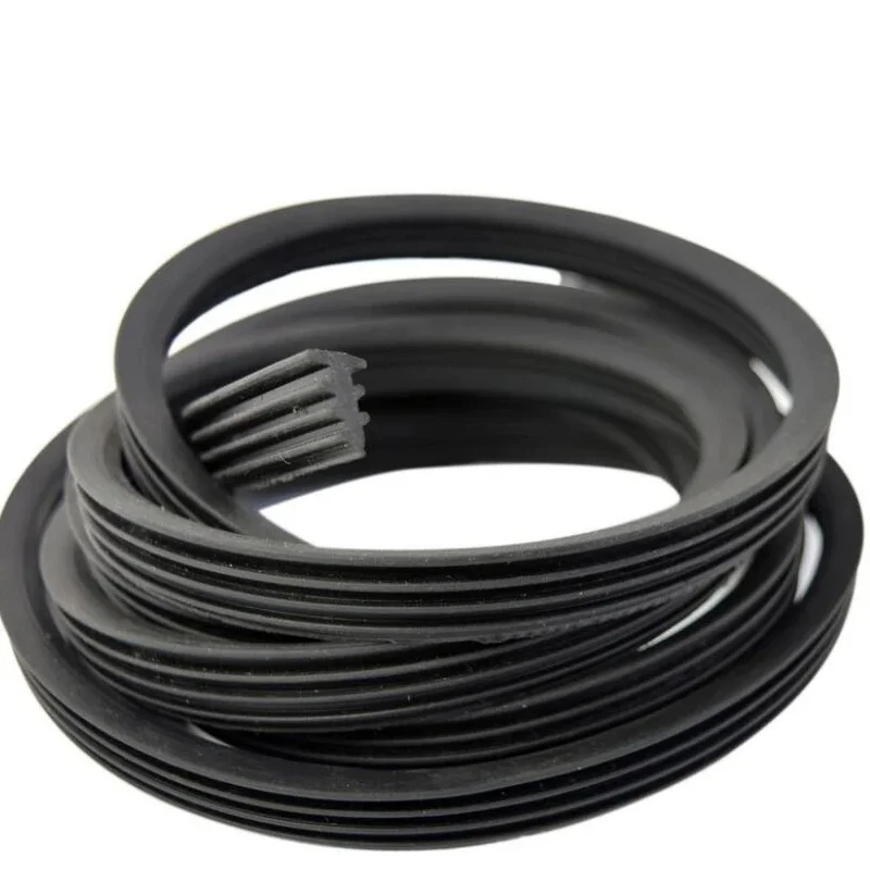1 Meter T Shaped Aluminum Window Door Glass Fixing Rubber Seal Strip Draft Proof Weatherstrip Windproof For Gap