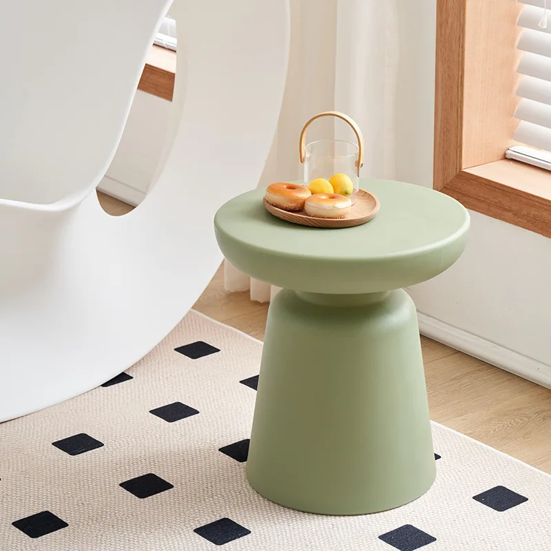 Woonkamer Bank Bijzettafel Minimalistische Scandinavische Ronde Make-up Salontafels Appartement Nachtkastje Basse Eettafel Set Meubilair