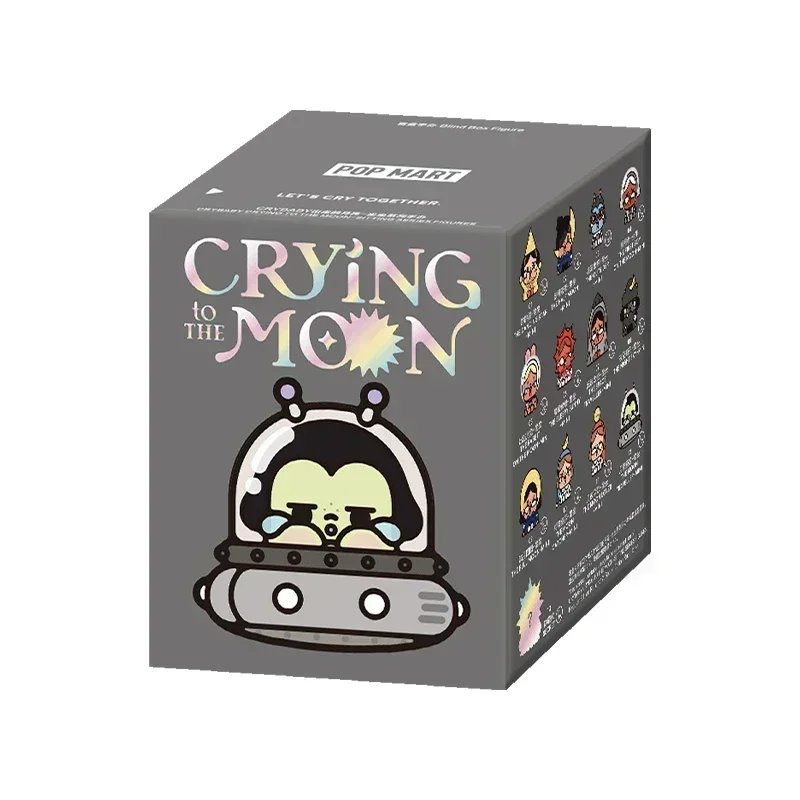 POPMART CRYBABY 'Crying to the Moon' Mini Series Blind Box Toys Kawaii Anime Action Figure Caixa Caja Surprise Mystery Box Dolls