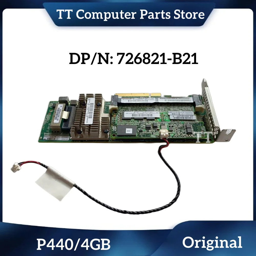 

TT Smart Array P440/4GB FBWC 12GB RAID Controller Card SAS SATA PCI E 726821-B21 726823-001 749797-001