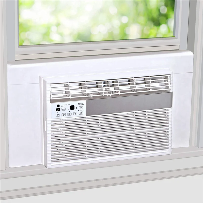 

AB41-2 Set Window Air Conditioner Side Panels With Frame, Adjustable Insulation AC Side Panel Frame Included