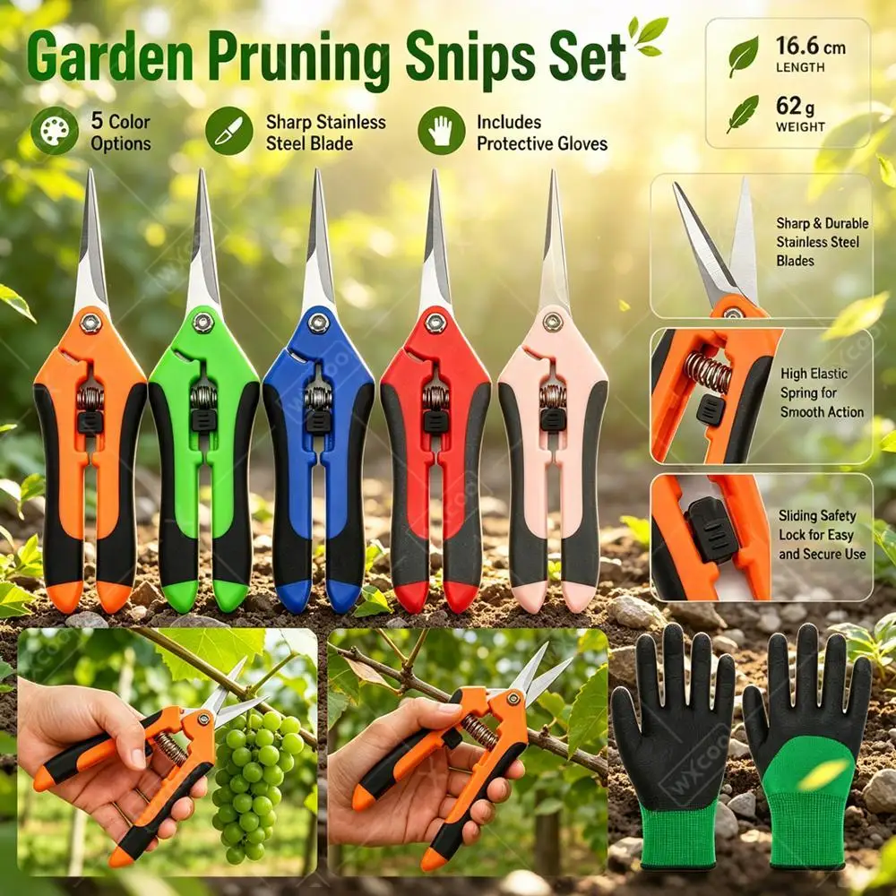 Stainless Steel Beehive Supplies Special Beekeeping Tools for Honeycomb Cutting Fruit Tree Pruning Shears Grape Picking Scissors