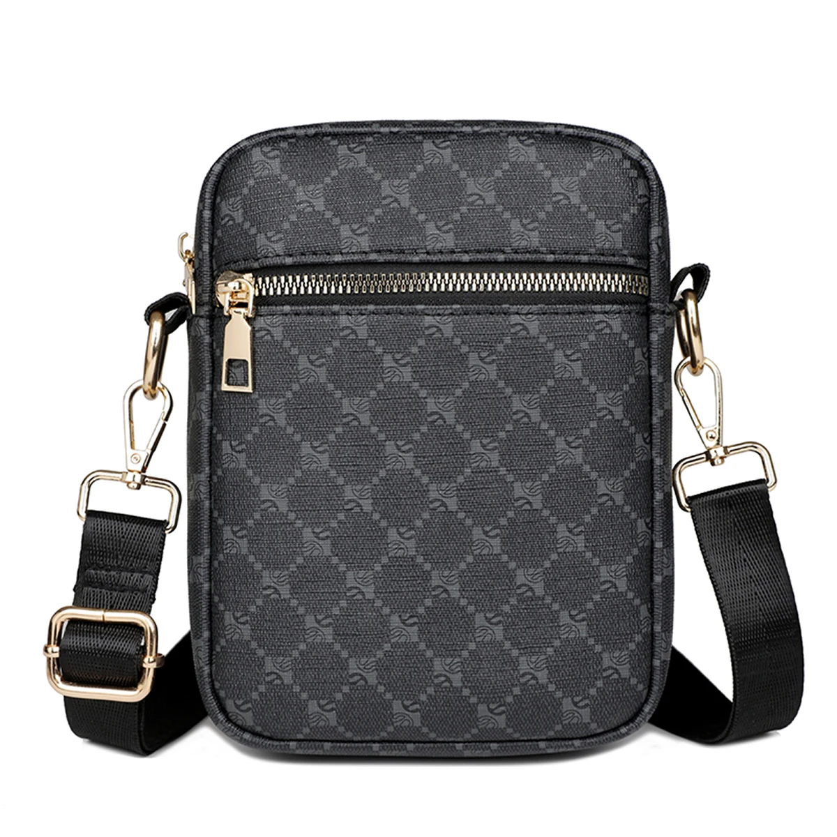 1Pcs Fashionable Multi-function Small Bag Mobile Phone Bag, Daily Commuting Shoulder Messenger Bag, Small Vertical Square Bag