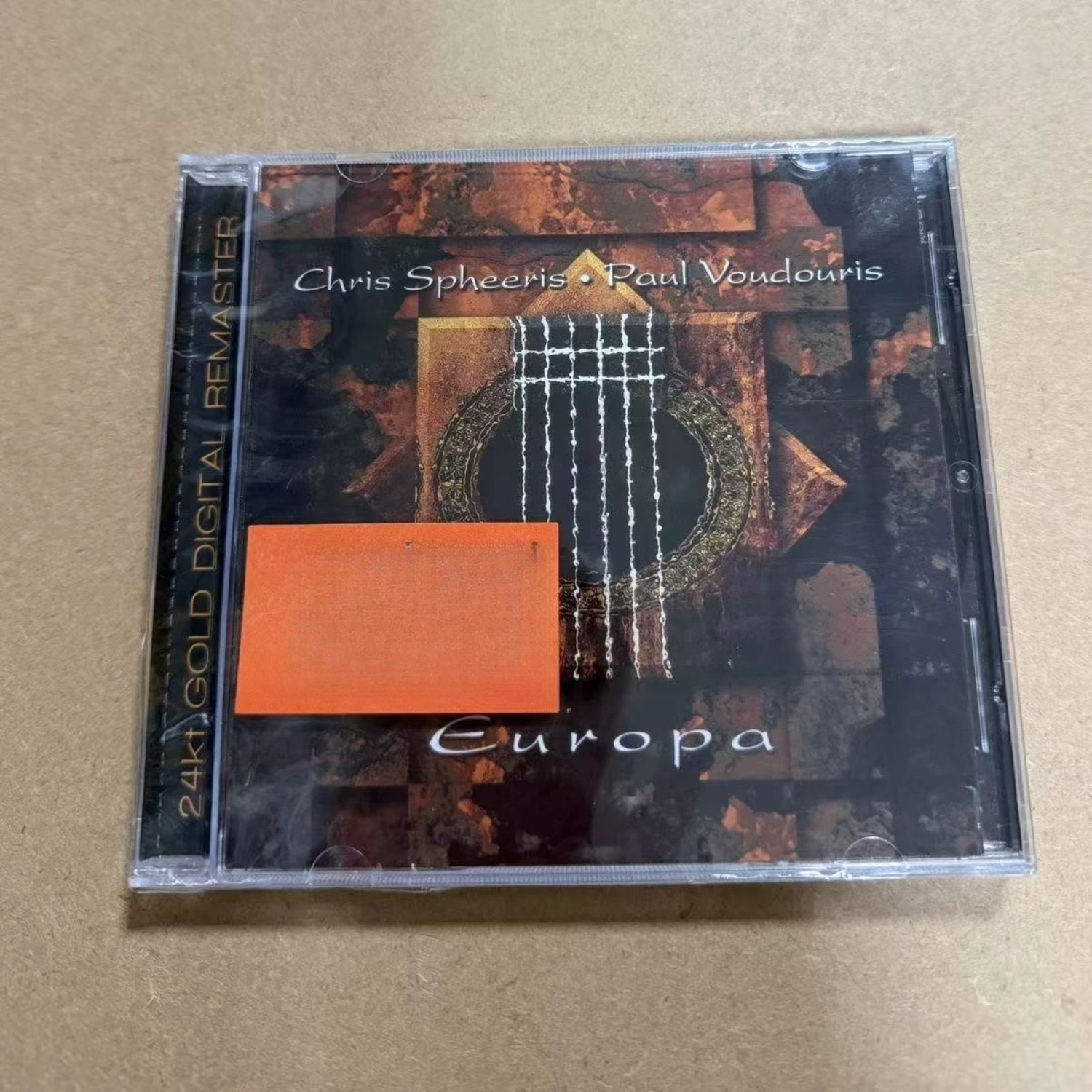 

New Age CD Europa By Chris Spheeris & Paul Voudouris, Gold Remastered Disc with Guitar & Synth for Relax & Audiophile Collection