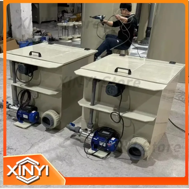 Aquaculture Drum Filter for Indoor Fish Farming Filtration System for Fish Tank Pond Aquarium Water Treatment Equipment