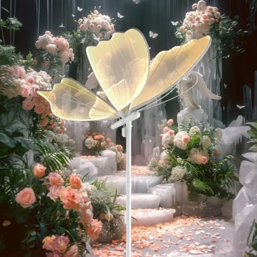 

Butterfly Floor Lamp - 3000K LED Butterfly Light - Creative Wedding Decorations - Hanging Ceiling Light