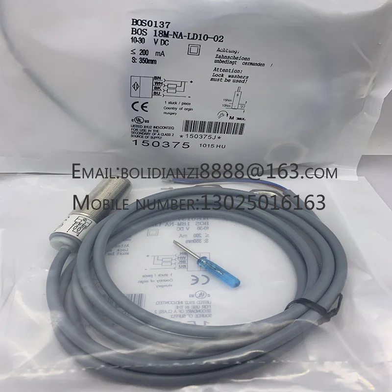 New proximity switch sensor BOS0137 BOS 18M-NA-LD10-02