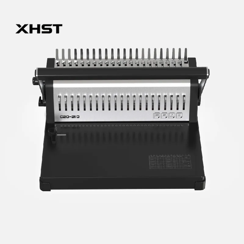

21 Holes 2:1 Comb Binding Machine with Selectable Punching