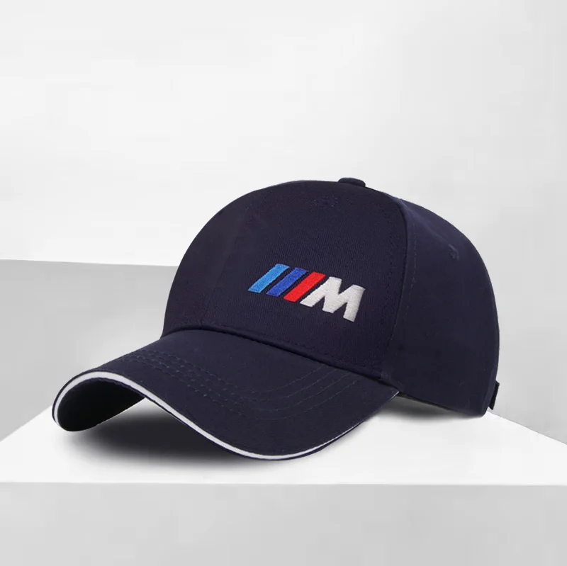 

1PC Embroidery Logo Adjustable Casual Sun Cap For BMW M F10 E90 F30 E60 E53 E30 X3 X4 X5 X6 E70 F30 E46 E36 E34 Car Accessories