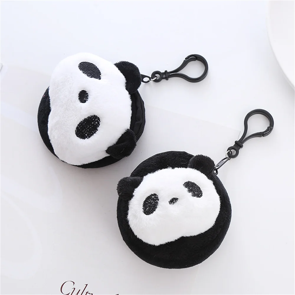 Conjunto creativo de Panda para auriculares, llavero para coche, mochila, decoración colgante, bonito, regalo, novedad de 2024