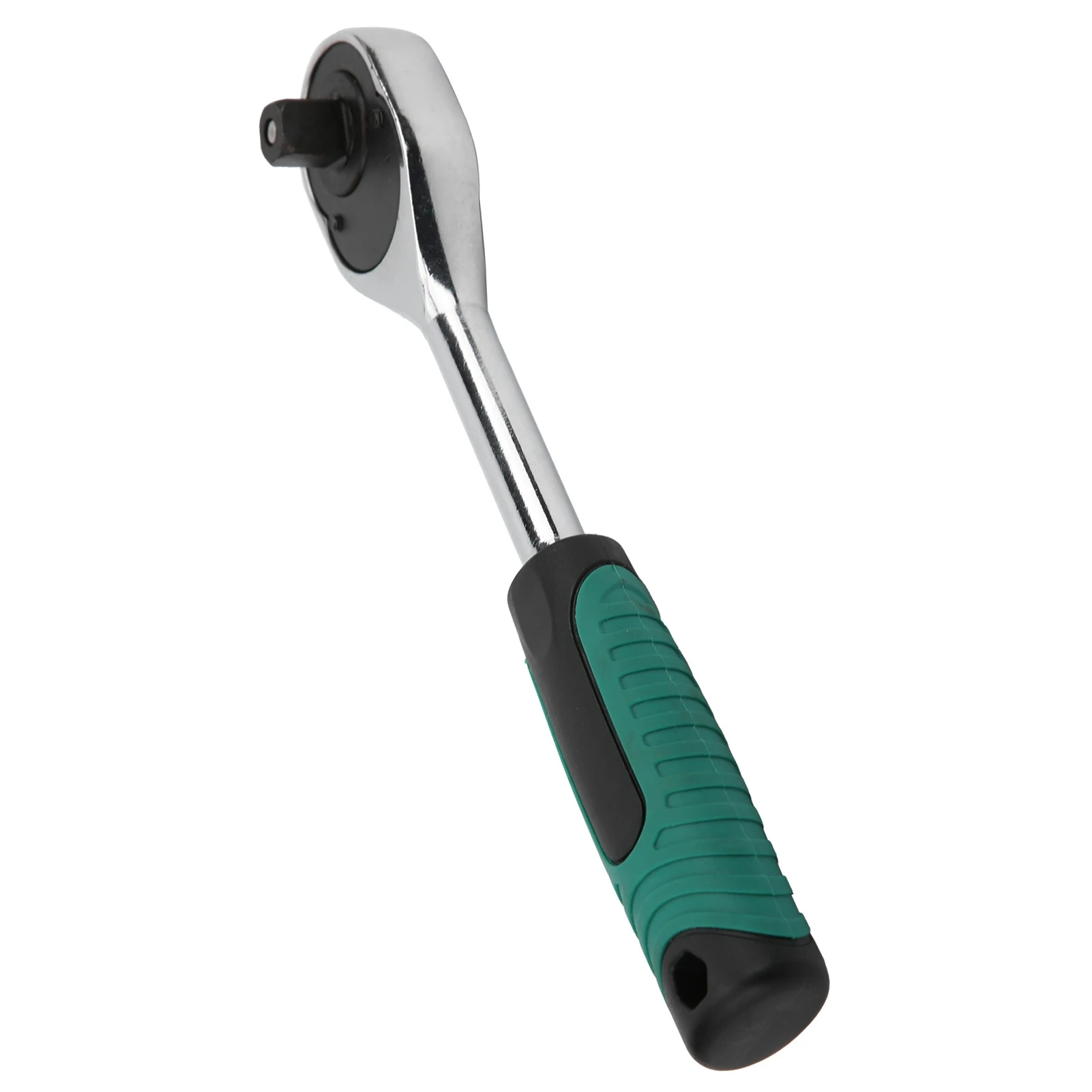 Ratchet Wrench 1/2in 2Way Drive QuickRelease Spanner with NonSlip Grip Handle Green