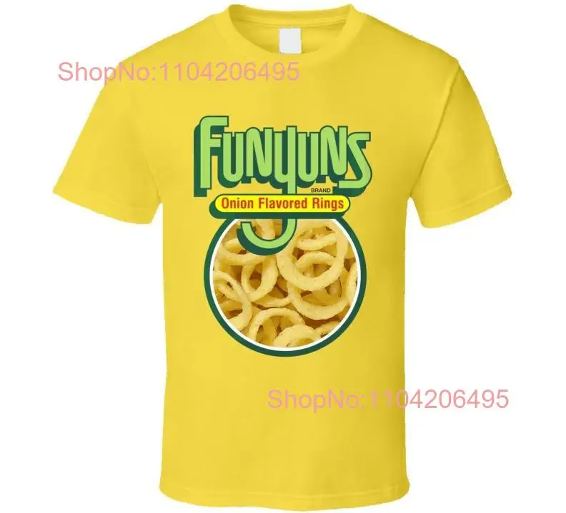 Funyuns Onion Flavored Rings Snack Foodie Fan T Shirt long or short sleeves