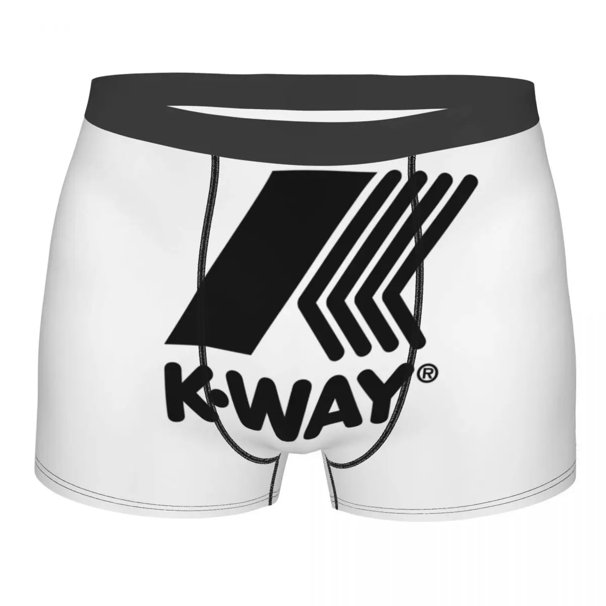 K-Ways Boxer Shorts para hombre Ropa interior impresa en 3D Bragas Calzoncillos Calzoncillos suaves
