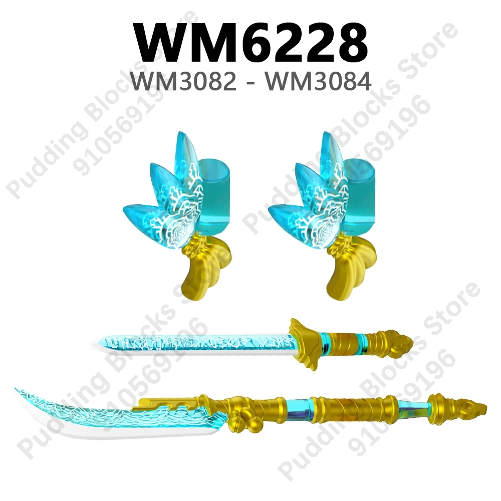 WM6228 متوافق مع أجزاء شخصيات الحركة WM3082 WM3083 WM3084 WM KPop شيطان الصيادين بنة لتقوم بها بنفسك لعبة هدية لجمع