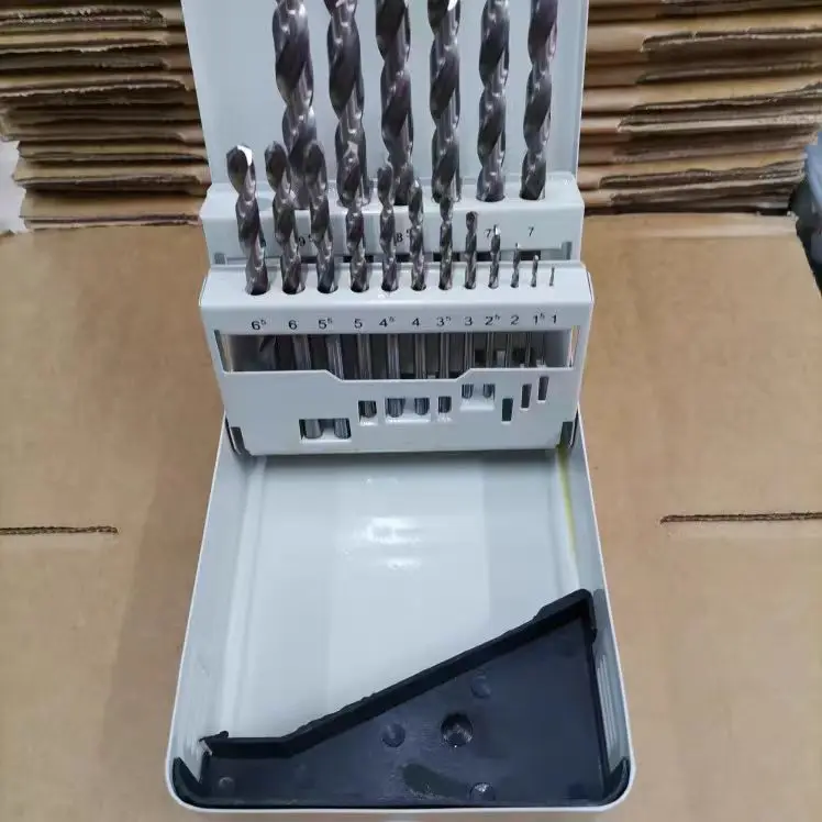 HSS-G19 high-speed steel twist drill bits 1-10mm stainless steel drilling holes 2607019116