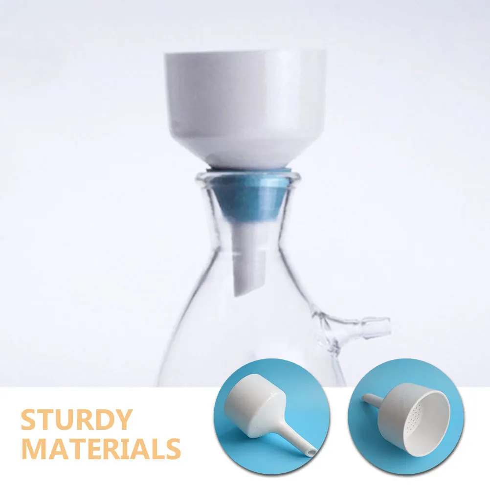 

2Pcs Laboratory Funnels Durable Wide Mouth Funnels for Transferring Liquid 100ml 60ml Scientific Filling Funnel Lab Use