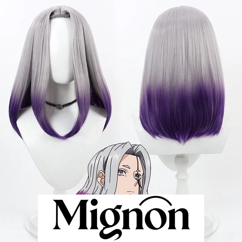 

Mashle: Magic and Muscles Abel Walker, парик для косплея, разноцветный градиентный силиконовый костюм головы, подарок на Хэллоуин