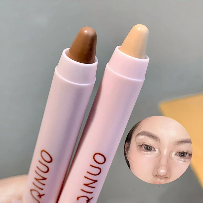 色補正コンシーラーファンデーションスティックメイクアップホワイトブラウンフェイス輪郭スティックナチュラルマットハイライター鼻シャドウペン