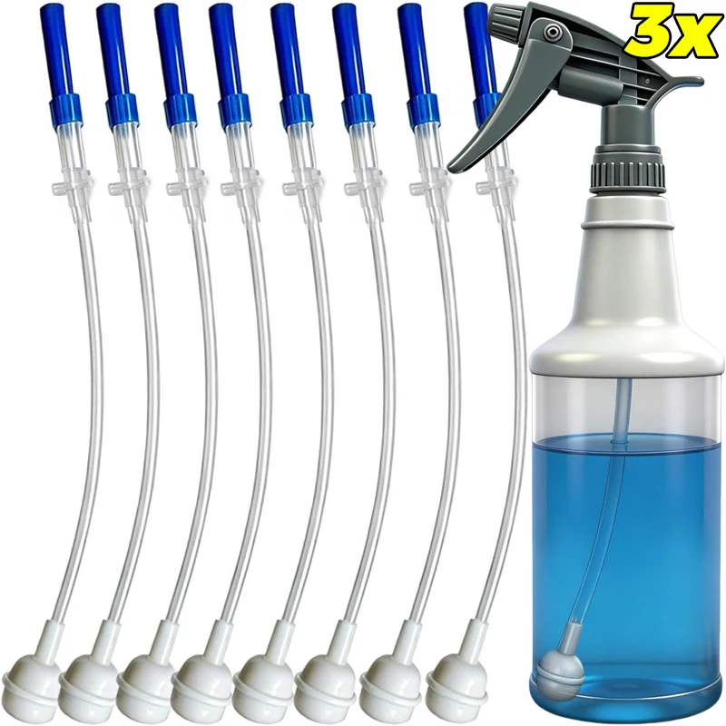 Universal Spray Bottles Adapter Leak-Proof Reusable Weighted Extension Tube Gardening Plant Watering Spray Bottle Accessories