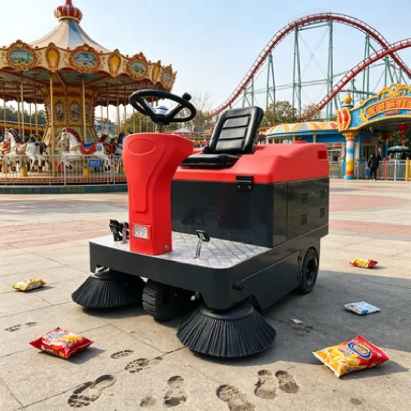 

Automatic Electric Sweeper with Enclosed Cab for Outdoor Site Use