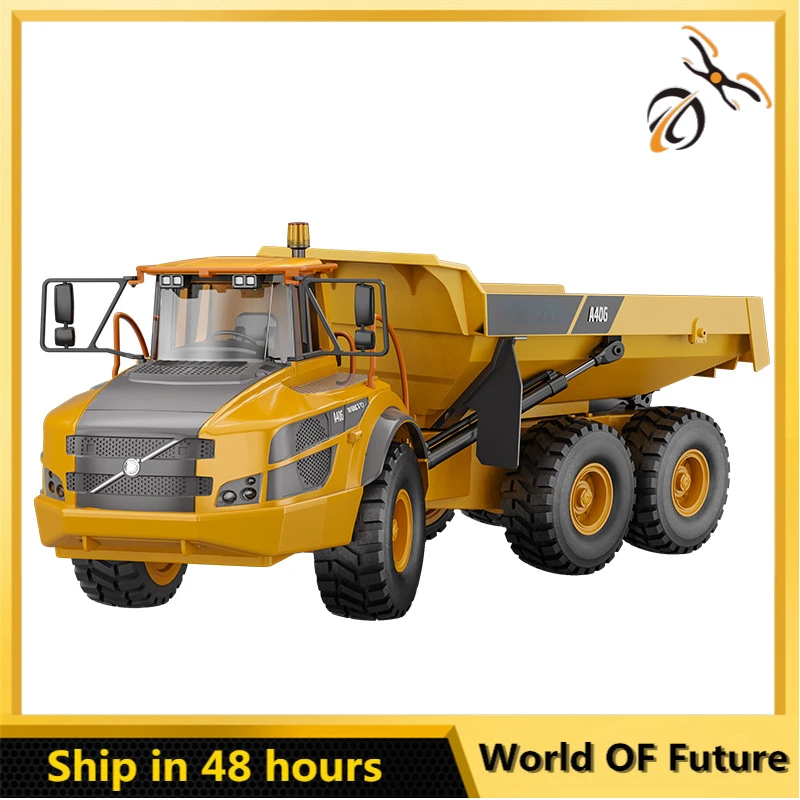 RC Dump Trucks Double E E591 Excavator Bulldozer Electric Engineering Vehicle Folklift 1:20 Remote Control Car Toys For Children