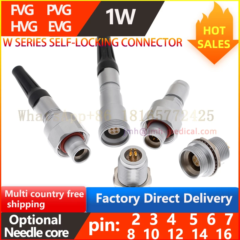1W.FVG.PVG.HVG.EVG plug Socket. 2.3.4.5.6.7.8.10.12.14.16 deep waterproof underwater drag chain High voltage connector