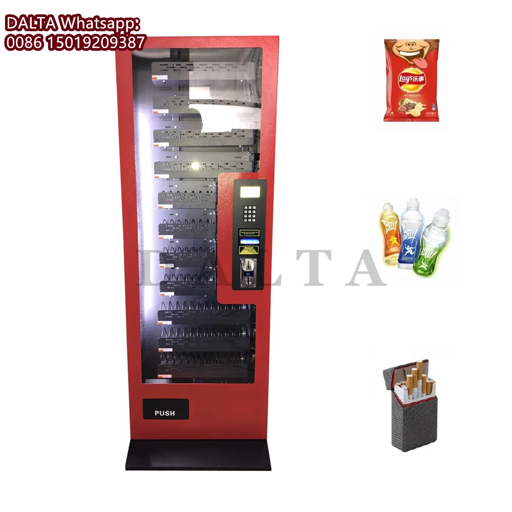 コインアクセプター付きの11層ミニ自動販売機,スナックとドリンクの組み合わせ