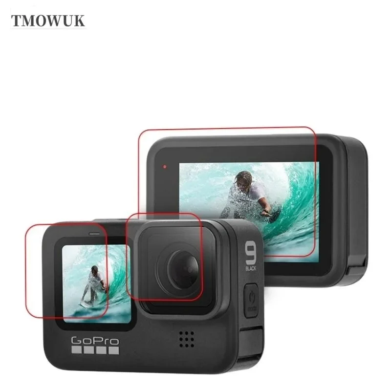 

Camera Tempered Glass Screen Lens Protector HD 9H Anti-scratch Accessories Full Cover Front Back For GoPro Hero 12 11 10 9