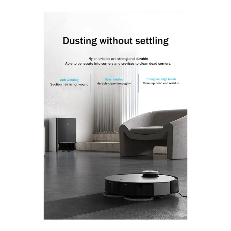 AB43-2 шт. робот-пылесос подметальная машина боковая щетка запасные части аксессуары для подметального робота подходят для Ecovacs X1