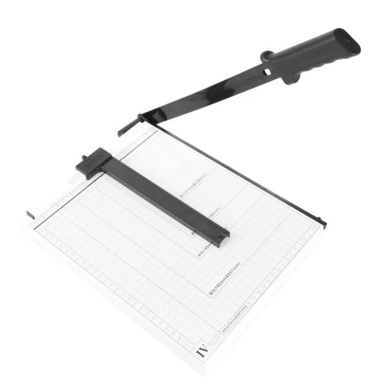 

Manual Paper Cutter Steel Trimmer Desktop A4 Photos Paper Cutting Machine For School Office Factory