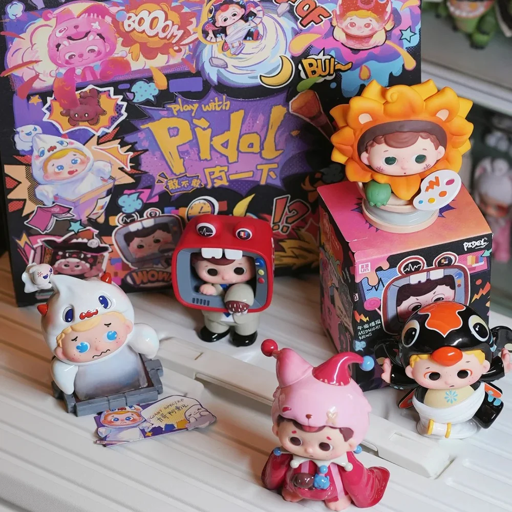 

Pixia Series Hand-Made Cute Doll Blind Box - Trendy Desktop Ornaments Surprise Gift for Girls Collectible Funny Halloween Toy