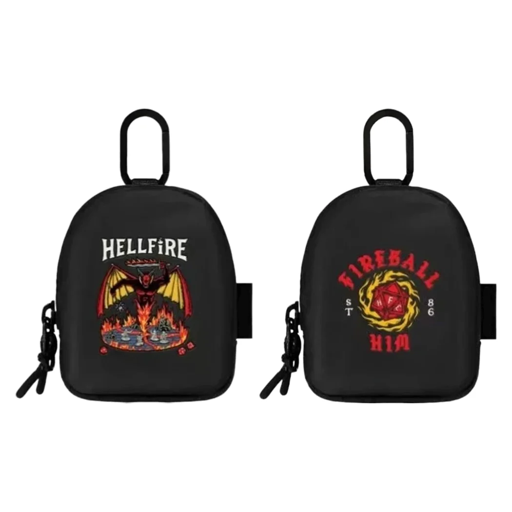 

Fireball Functional Universal Earphone Earbuds Mini Storage Zipper Bag with Hook for AirPods Galaxy Buds