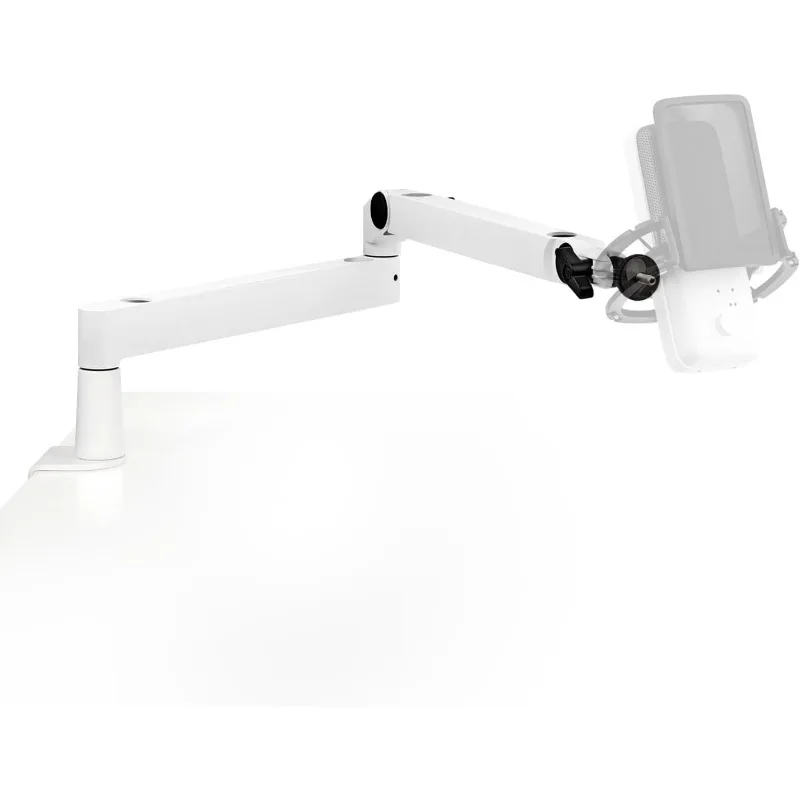 

Wave Mic Arm LP White - Premium Low Profile Microphone Arm with Cable Management, Desk Clamp, Versatile Mounting and Fully