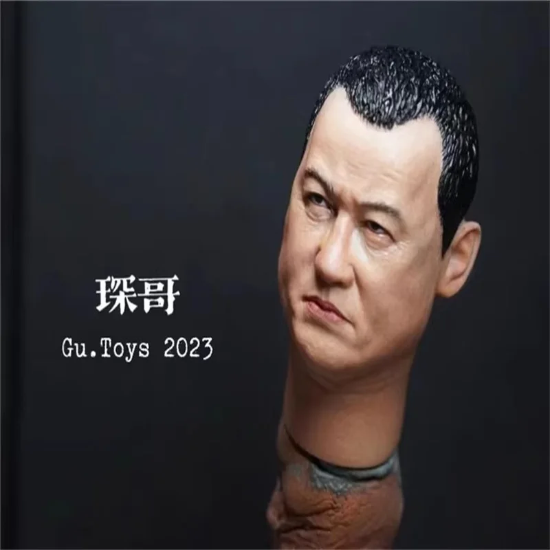 Gu Toys 1/6 Soldier Wujian Dao Chen Ge Head Carving Model Toy Accessories Fit 12'' Action Figures In Stock