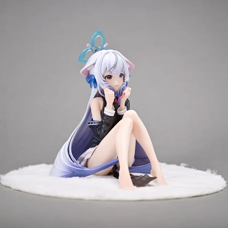 Blue Archive Anime Action Figure - Classic Girls Sitting Posture Model Statue Fashionable Desk Decoration Toy