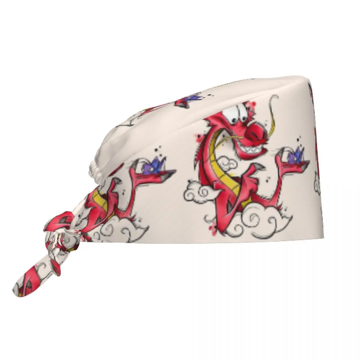 Custom Mushu Breathable Nursing Work Cap Surgical Scrub Caps Unisex Nurse Medical Cap Work Scrubs Hat for Medical Surgical