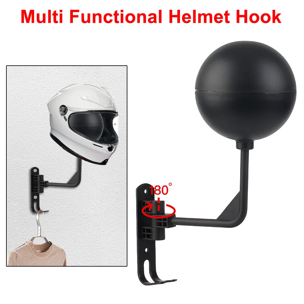 

Multi Unctional Helmet Mount Helmet Claw Hook Motorcycle Helmet Hook Wall Mounted Easy Install Moto Accessories