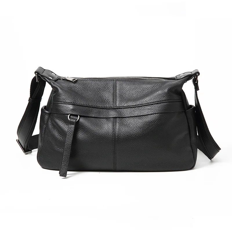 

Genuine Leather Soft Leather Minimalist Crossbody Bag Women Female Luxury Fashion Handbag Shoulder Bags