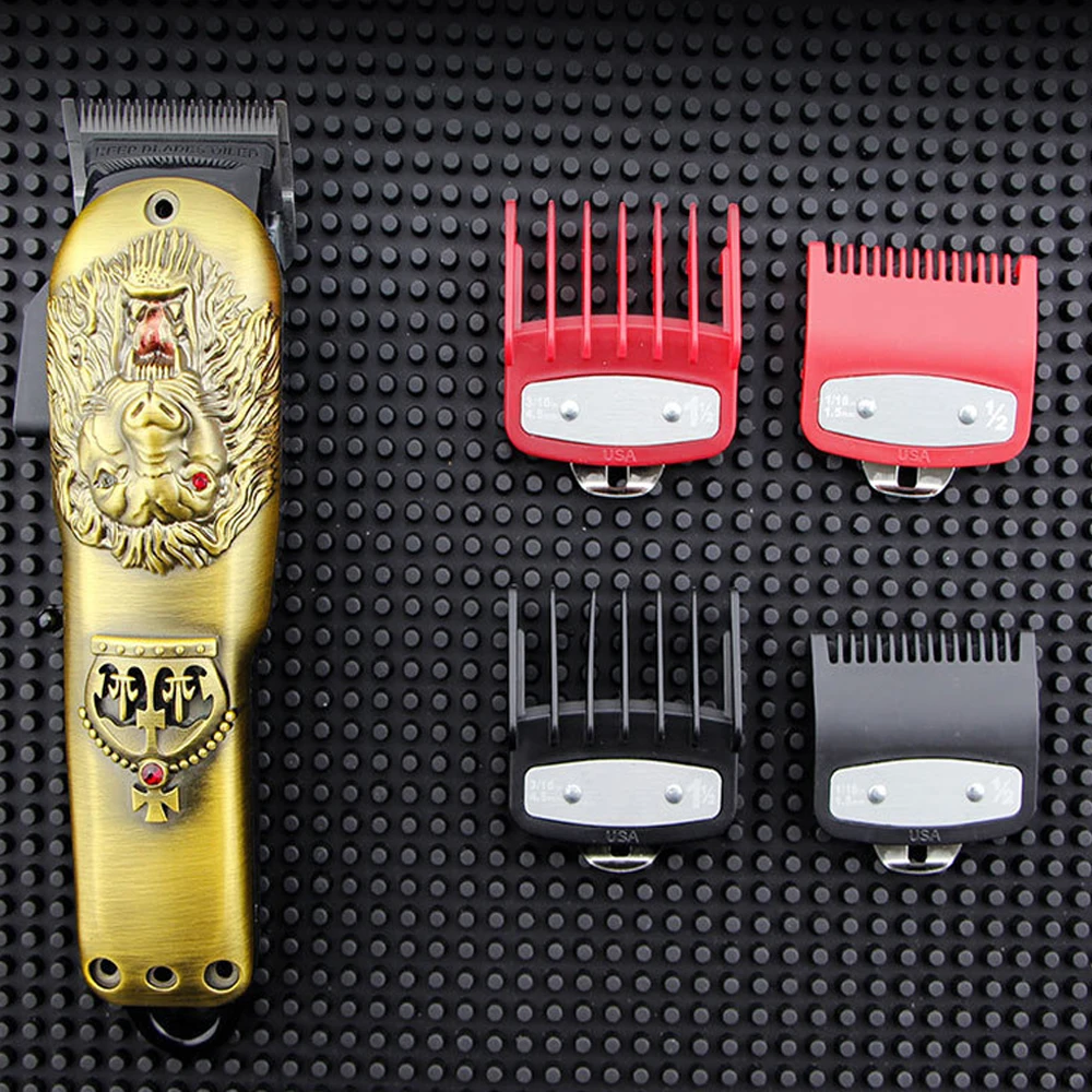 2Pcs Professional Hair Cutting Guide Comb Clipper Limit Comb Trimmer Cutting Styling Tools Attachment Compatible 1.5mm 4.5mm image 5
