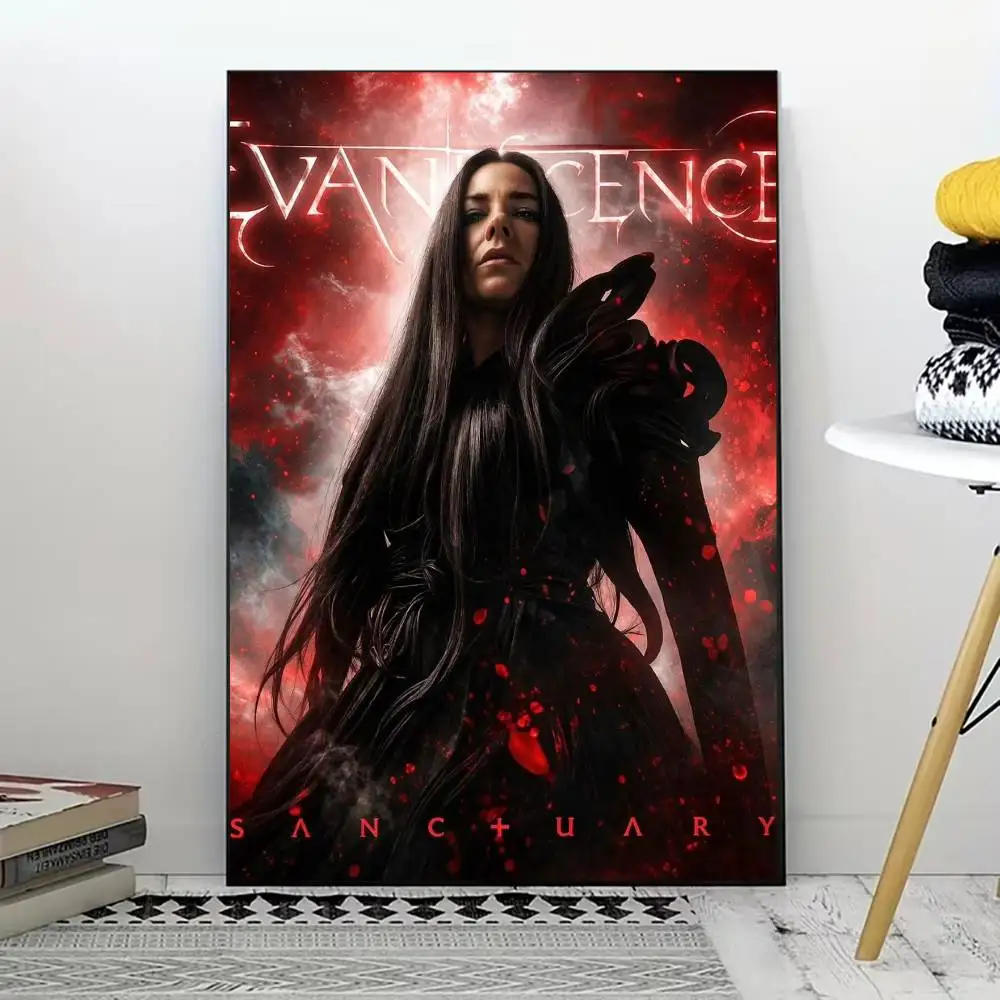 E-Evanescence Who Will You Follow Poster for Modern Decor in Home Offices, Bedrooms, Living Rooms, Kitchens, Bathrooms.