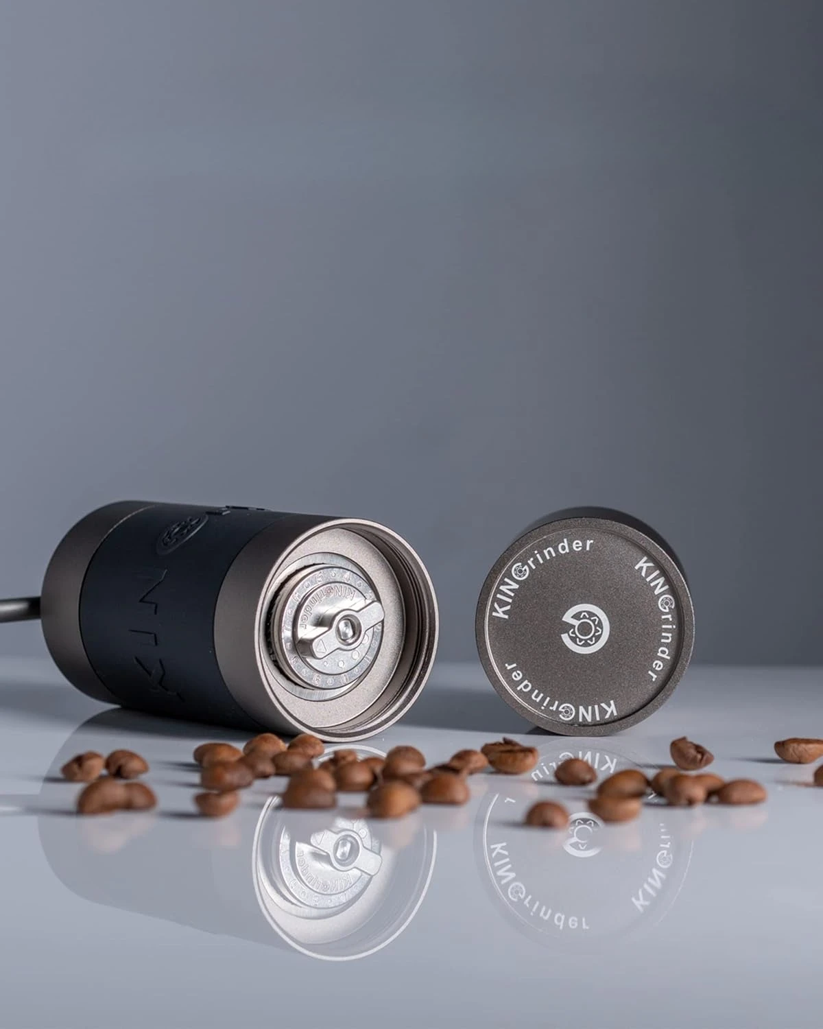 【موصى به KOL الشهيرة】مطحنة القهوة اليدوية KINGrinder K2 مع مقبض مستقيم للضغط الفرنسي والتنقيط