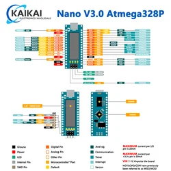 Nano V3.0 Atmega328P Ch340C Built-In 0.91