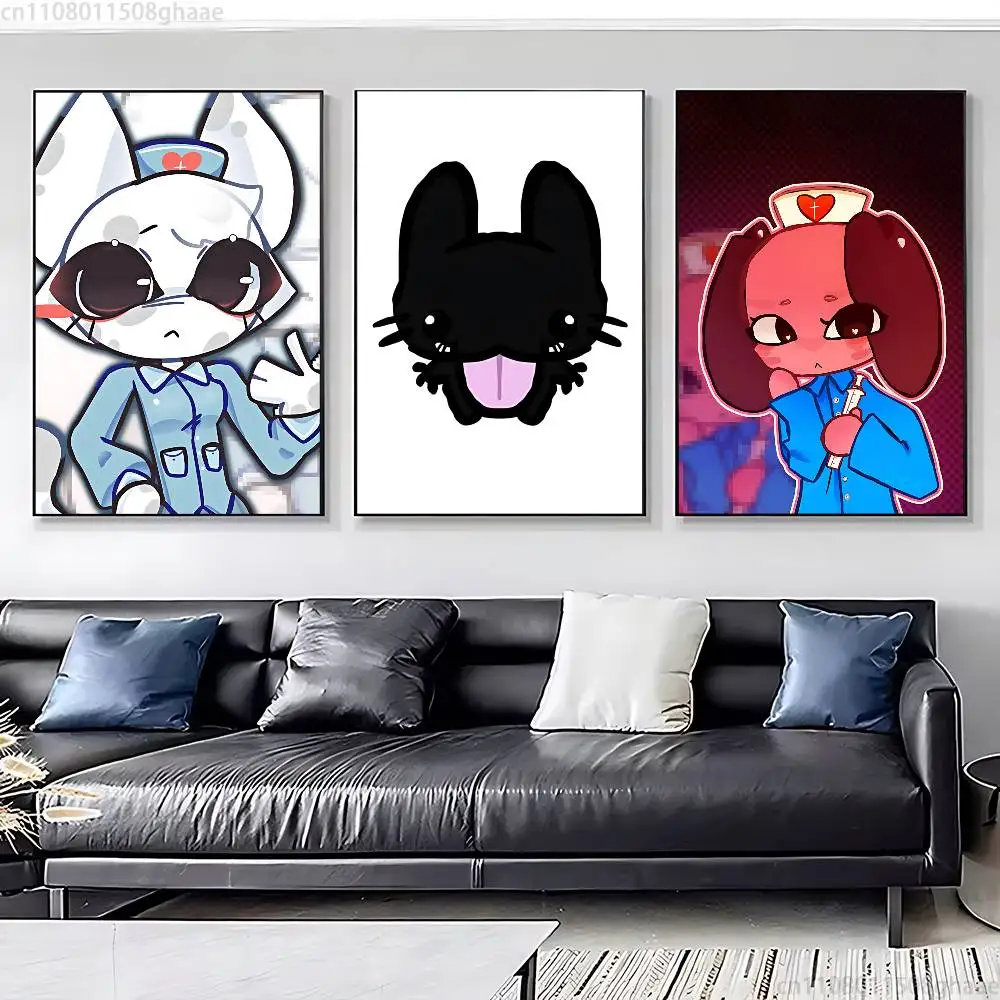 A-Animal Hospital Anomaly Classic Wall Art, Canvas Print Poster, Suitable for Home, Living Room