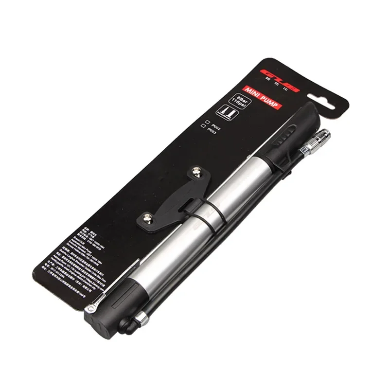 GUB دراجة مضخة المحمولة إطار دراجة منفاخ الضغط العالي سبائك الألومنيوم مع قياس الضغط بريستا شريدر صمام مضخة يدوية